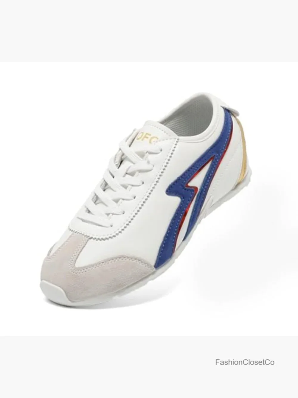 Retro Fashion Sneakers Thin Sole Casual Walking Comfort Lightweight Tennis - Picture 4 of 7